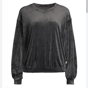 UGG Shanara Black Fleece Long Sleeve Sweater